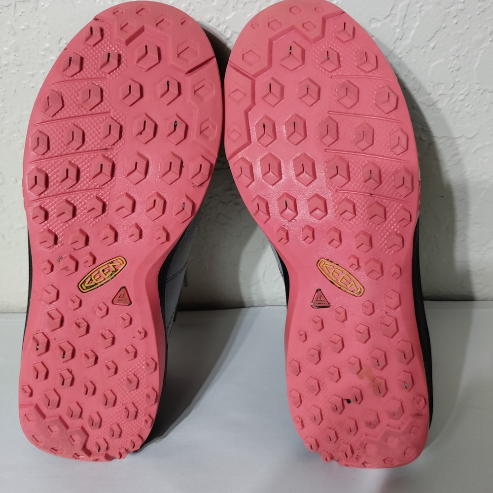 Keen NXIS Speed Womens Hiking Shoes Grey Pink Low Top Sneakers 1024860 Size 8.5 - Picture 7 of 8